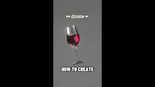 Easy fake liquid in Blender 🍷