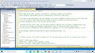 What is Query Optimizer Fixes In Database Scoped Configurations | MS SQL SERVER 