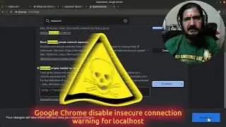 Google chrome - disable insecure connection warning local host