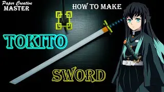 How to make a Demon Slayer Muichiro Tokito Nichirin Sword. Kimetsu no Yaiba