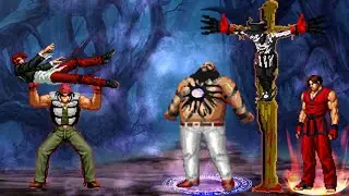 [KOF Mugen] Ralf-15 Vs Super Korean Team