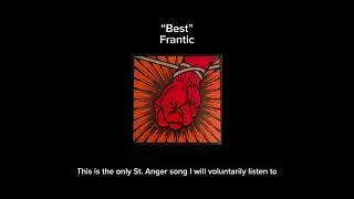 Best and Worst Metallica songs from each album