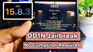 OD1N Jailbreak iOS 15.8.3 got successful | No Computer required