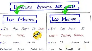 The Difference Between LCD and LED full Explanation in Urdu/Hindi| LCD vs LED| WA top teach