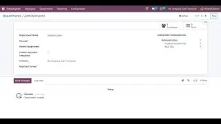 Department Organization Chart In Odoo 17