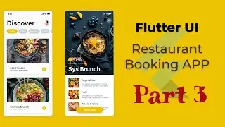 Flutter UI Challenge - Restaurant Booking App - Part 3