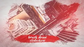 Brush Draw Memories Slideshow - After Effects Template