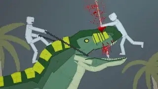 Dinosaurs Attack Humans In People Playground