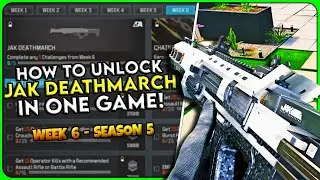 How To Unlock New JAK Deathmarch In Just One Game! MW3