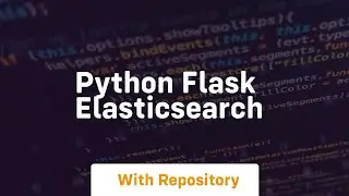 python flask elasticsearch