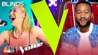 Lana Love Hits Amazing High Notes on Mandy Moores Candy | The Voice Blind Auditions 2022