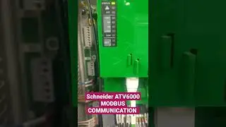 Schneider ATV6000 MODBUS COMMUNICATION