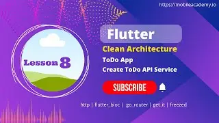 Flutter | Clean Architecture | ToDo API Service