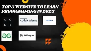Top 5 Website to learn programming | Free course | 2023