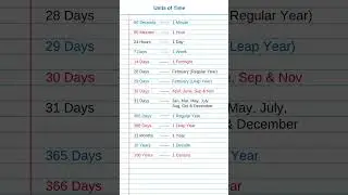 General knowledge__Units of Time__basic knowledge 