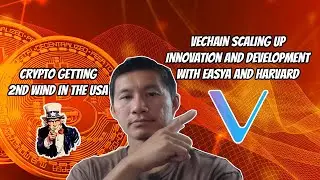 Vechain(VET) scaling up Development with EasyA and Harvard. Crypto getting 2nd wind in the USA.