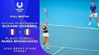 Roger-Vasselin/Lechemia v Cobolli/Brancaccio Full Match | United Cup 2024 Group D