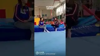 BTS shoot with Slovakian Olympionic at Sport Gymnastic Barbora Mokošová