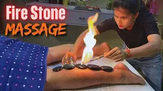 ASMR Crush Away Your Stress With Chinese Massage Therapy 😴 | Fire Stone Leg Massage