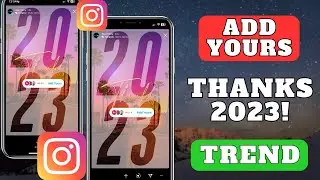 Thanks 2023 Add Your Story Chain Template on Instagram | VIRAL & TRENDING ADD YOURS (2024)