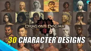 30 Character Designs Lookbook w/ SLIDERS for Dragons Dogma 2