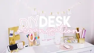 10 DIY Desk Organization Ideas ♡