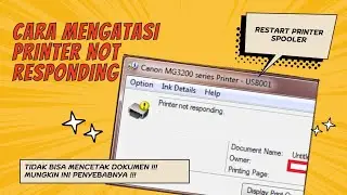 Cara Mengatasi Printer Not Responding