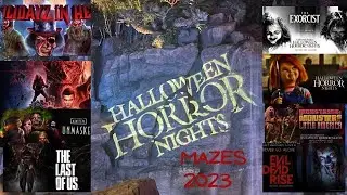 HORROR NIGHTS 2023 Opening Night | All Houses, Full walkthrough