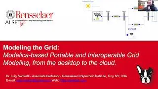 Modelica-based Portable and Interoperable Grid Modeling: from the desktop to the cloud