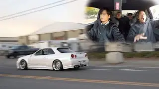 Scaring my Homies in my 661 HP Honda R34 GT Type R! (VTEC KICKED IN YO!)