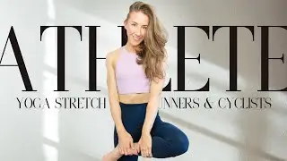 Yoga Stretch for Runners and Cyclists // After Workout Stretches • Yoga for Athletes Recovery