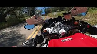 Yamaha R7 POV After Rain In Southern Cali Backroad