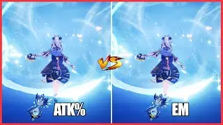 AYAKA ATK% VS EM SANDS COMPARISON FT. SUNFIRE TEAM | Genshin Impact 3.5