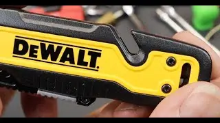 Almost… DeWalt Folding Utility Knife cuts fine, but the cord cutter hides when called to duty. What?
