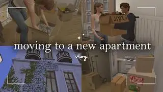 a day in my life (moving out to a new apartment)🚚 #sims4