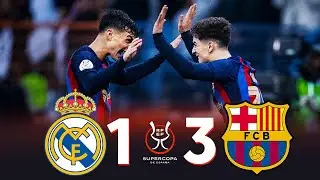 Real Madrid vs Barcelona [1-3], El Clasico, Spanish Super Cup Final, 2023 - MATCH REVIEW