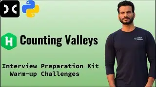 Counting Valleys | HackerRank | Interview Preparation Kit