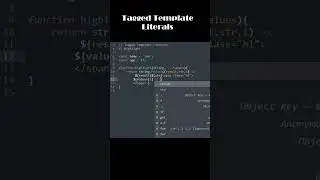 JavaScript - Tagged Template Literal