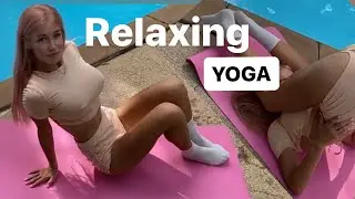 Relaxing hips yoga