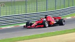 Bugatti Chiron vs Ferrari F1 2018   Monza