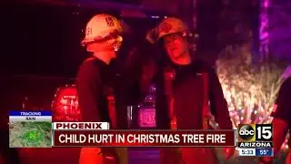 Boy burned in Phoenix house fire