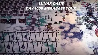 DST Mega Base Tour 1000+ Days - Lunar Oasis | Don't Starve Together