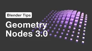 Blender 3.0 - Geometry Nodes. Recreating C4D Cloner + Effector Falloff