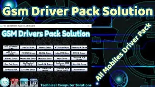 GSM Driver Pack Solution 2018 All Gsm Drivers