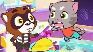 TALKING TOM RUN and CANDY #25 FRIENDS Angela Tom for sweets! Games cartoon Tom Candy Run