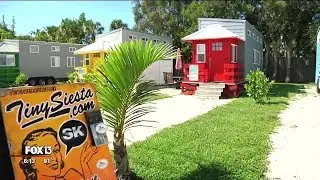 Beachside tiny home rentals on Siesta Key