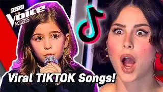 The BEST TIKTOK Song Covers on The Voice Kids 🤩