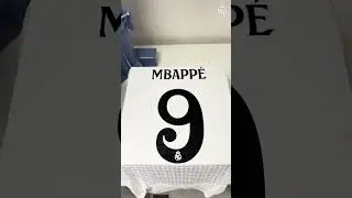 👕9️⃣ Kylian Mbappé, Real Madrids number 9!