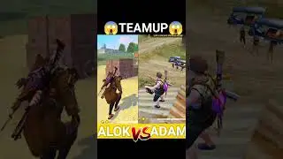 Alok Vs Adam Use Teamup Advantage To Kill Enemy 😱Funny🤣 Ending 