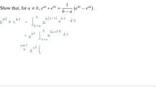 Quiz 5 Problem 2 Convolution of Exponential Functions